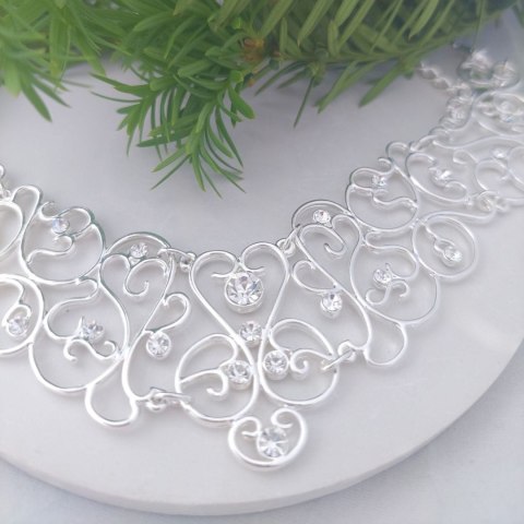 Kolia z kryształkami Preciosa z kolekcji Wedding Dream - wzór 1 Kolia z kryształkami Preciosa z kolekcji Wedding Dream - wzór 1