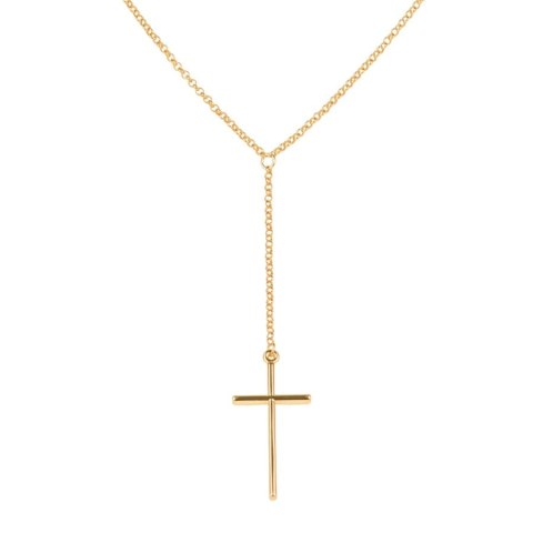 Naszyjnik z krzyżem z kolekcji Heavenly (C15/ROZ/49AU) Naszyjnik z krzyżem z kolekcji Heavenly (C15/ROZ/49AU)