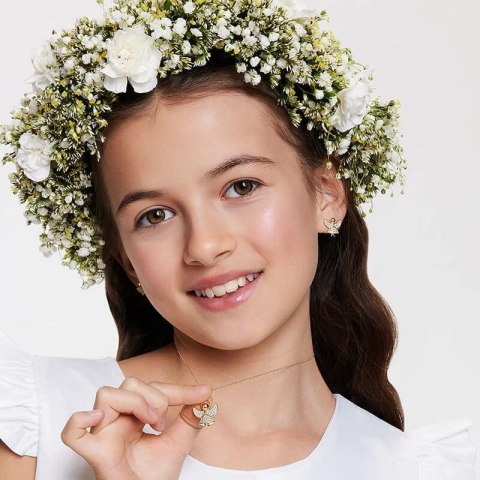 Srebrne kolczyki KDK6620Y - Cyrkonia Srebrne kolczyki KDK6620Y - Cyrkonia